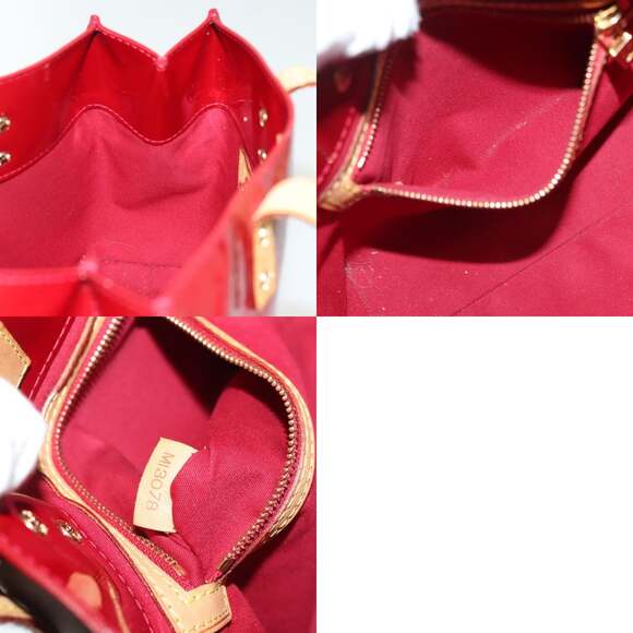LOUIS VUITTON Monogram Vernis Reade PM Hand Bag Pomme D'amour M91990 - Picture 12 of 12
